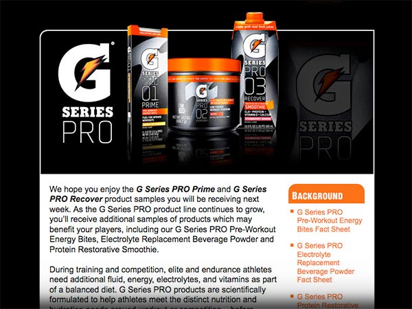 eMNR - Gatorade / G Series Pro