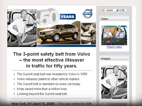 eMNR - Volvo / 3-Point Safety Belt 50 Year Anniversary