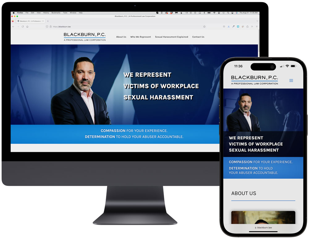 Website Design - Blackburn Law